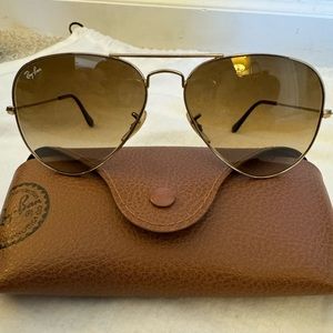 RAYBAN Aviator Gradient in Brown
